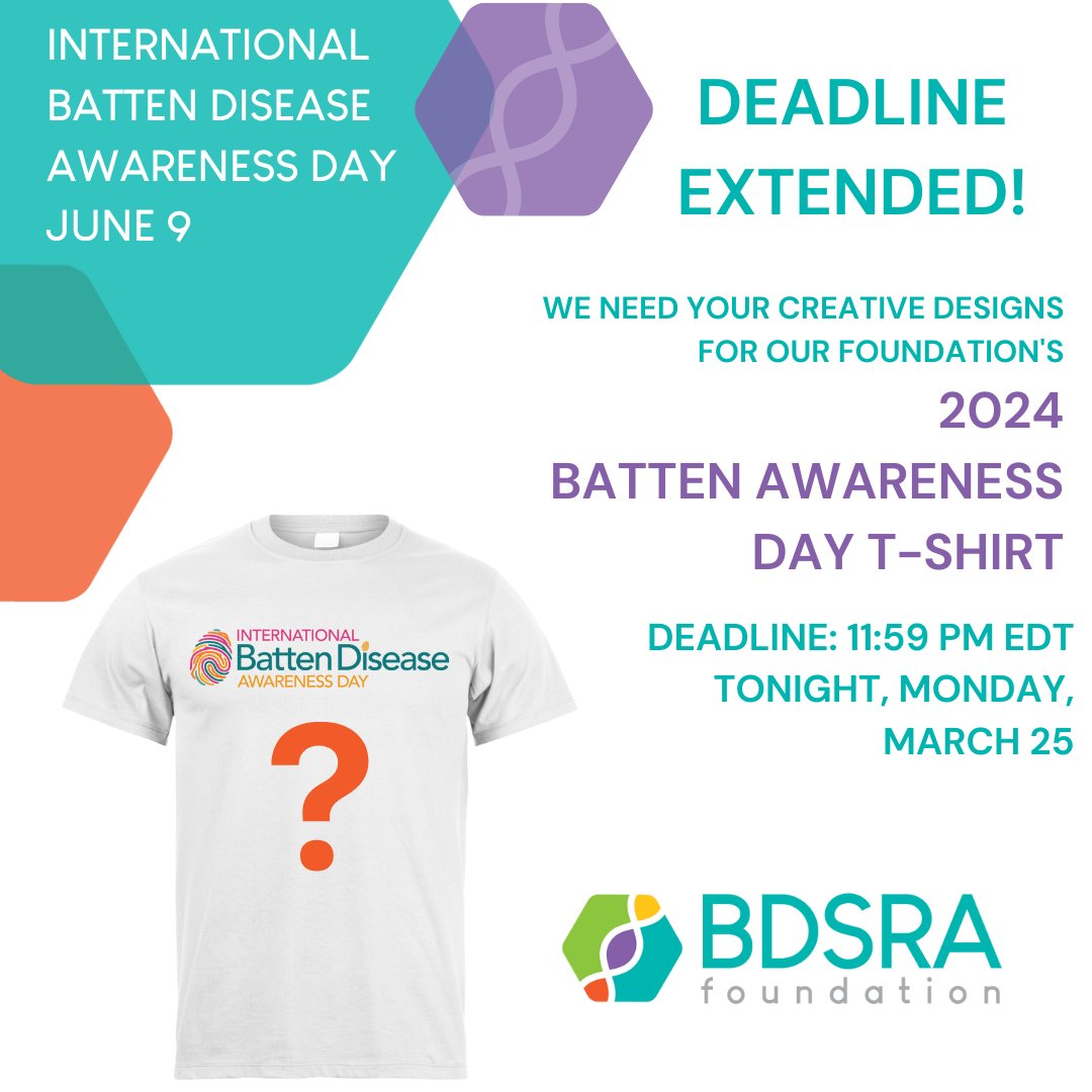 EXTENSION: It was brought to our attention that the T-shirt design contest form was disabled prior to last night’s deadline. We apologize for this error. The form is back up and running and we have extended the deadline to 11:59 p.m. EDT TONIGHT. 🔗 ow.ly/LrXj50R13pX