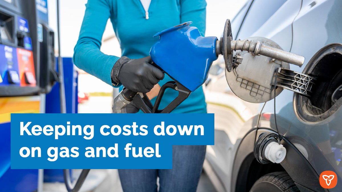 We’re keeping costs down for Ontario families and businesses by extending the gas tax cut, saving the average household a total of $320 since the tax was first cut in 2022. Find out more: news.ontario.ca/en/release/100…