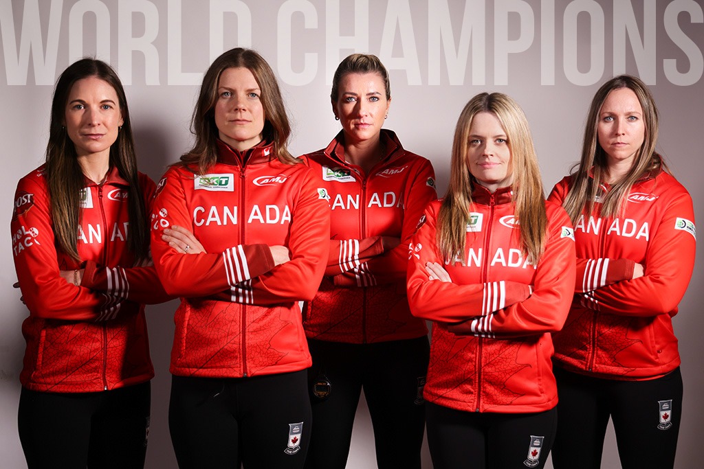 Huge congratulations to Rachel Homan, Tracy Fleury, Emma Miskew, Sarah Wilkes, Rachel Brown, and coach Don Barlett for clinching the gold medal at the 2024 @BKTtires World Women's Curling Championship! Well deserved doesn't even begin to cover it—way to rock it, @TeamHoman! 🇨🇦