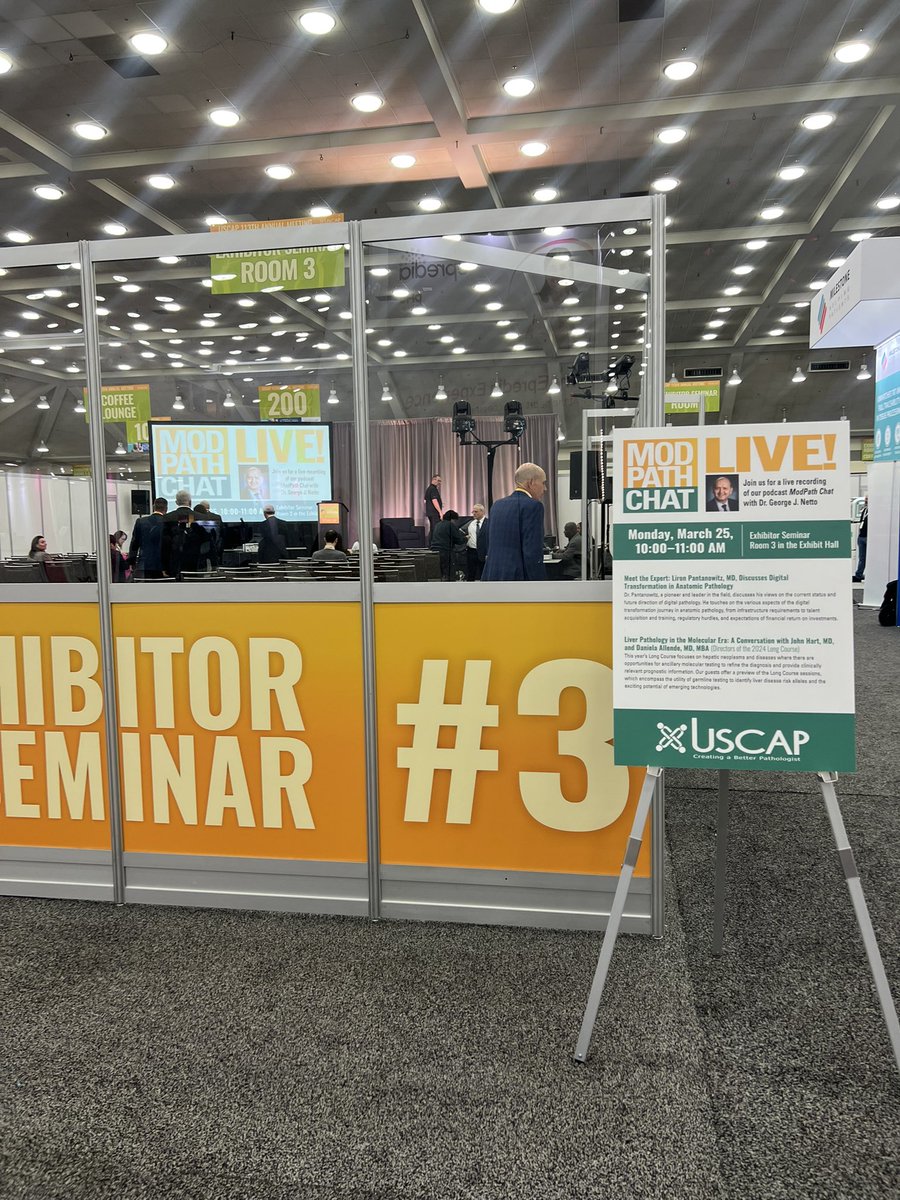 MODPATH CHAT LIVE PODCAST HAPPENING RIGHT NOW IN EXHIBITOR SEMINAR 3! #USCAP2024