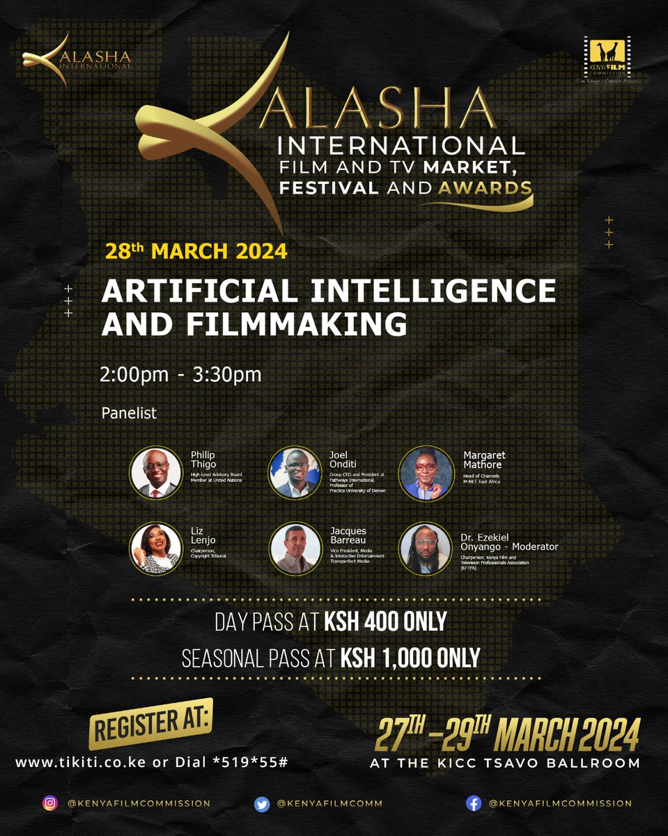 The event showcases the latest technologies and innovations shaping the future of film and TV production. #KalashaMarket 
Kalasha InternationalFilm andTVMarket 
Reel Money