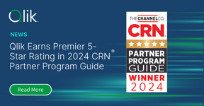Exciting news! 🎉 Qlik has earned a prestigious 5-Star Award @CRN’s 2024 Partner Program Guide. We are proud to be recognized and help our #QlikCustomers close the gaps between data, insights and action. Learn more: bit.ly/4ctnIhE