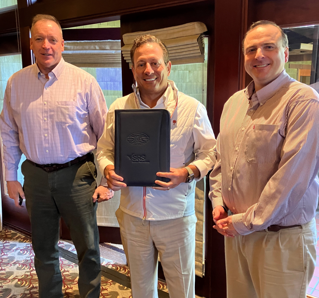 StrategicRisks's tweet photo. Congratulations on celebrating 20 years of a successful group captive RCCS! SRS' Michael O'Malley and Christopher Plumpton with Jack Scalo, President of RCCS. #captives #groupcaptive #construction #roofing #insurancemanagement #insurance #insurancerisk #risk https://t.co/VKStd82ADF