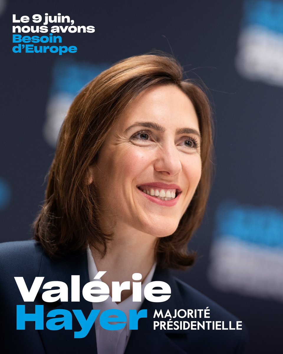 #Europeennes: la liste de #majoritéprésidentielle menée par @ValerieHayer progresse à 21 % (+2) et réduit l'écart avec celle du #RN (31%)👏L'heure est à la mobilisation de tous les #progressistes qui soutiennent le projet européen d'@EmmanuelMacron🇫🇷 @BesoindEurope🇪🇺@IfopOpinion
