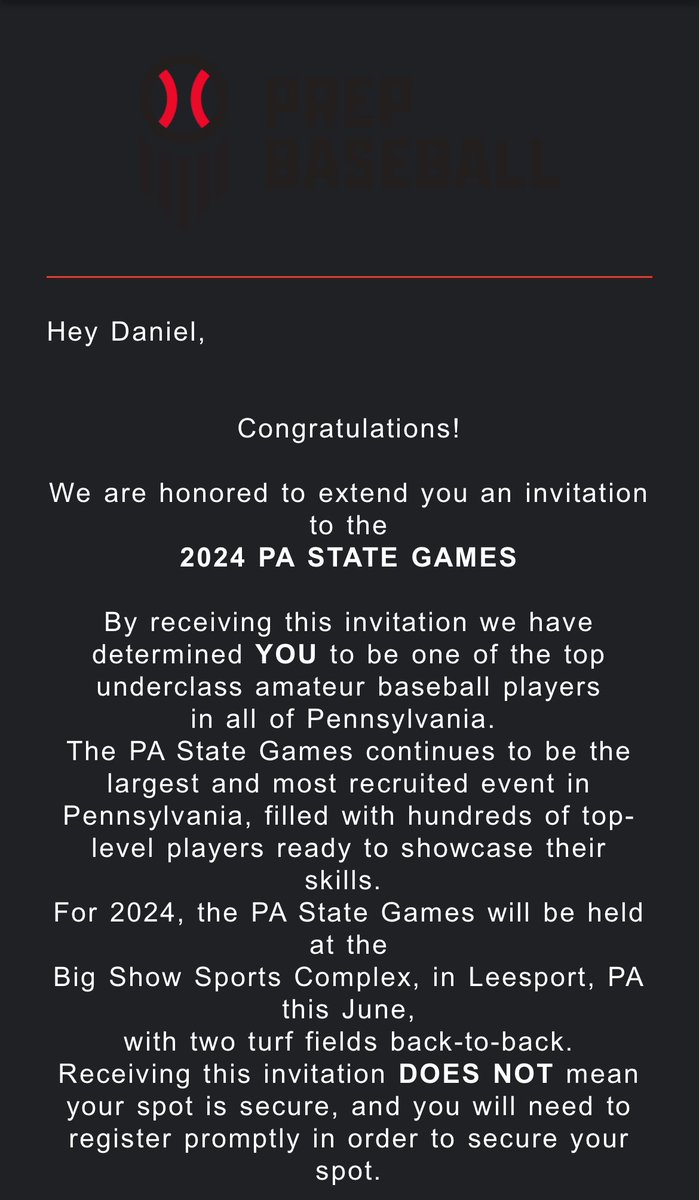 Daniel Giordano (@danielgiord2025) on Twitter photo Thank you <a href="/PrepBaseballPA/">Prep Baseball Pennsylvania</a> for the invitation to this year’s Pa state games!
<a href="/DanCevette/">Dan Cevette</a> Thank you <a href="/PrepBaseballPA/">Prep Baseball Pennsylvania</a> for the invitation to this year’s Pa state games!
<a href="/DanCevette/">Dan Cevette</a>