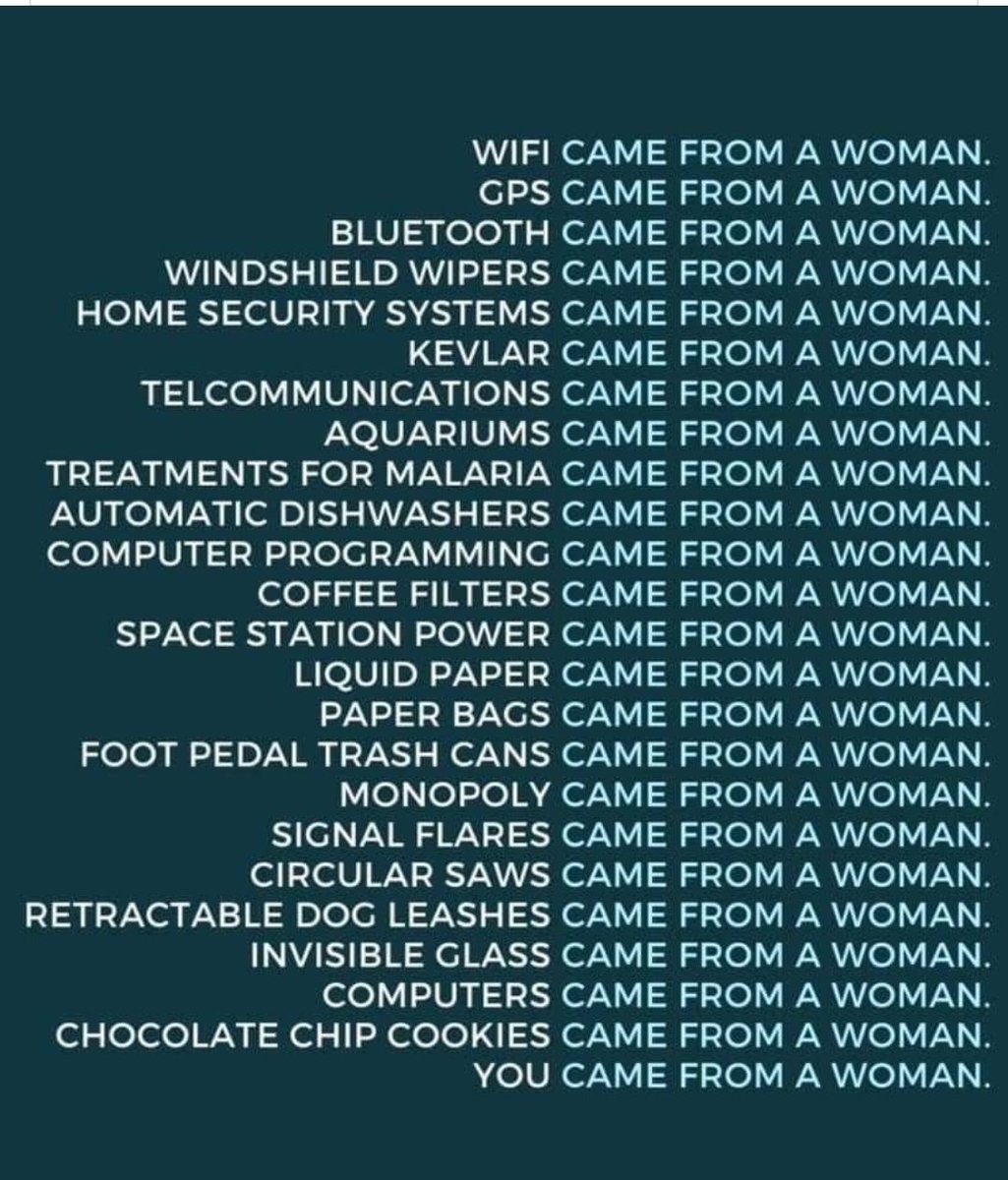 There's nothing a #woman can't #accomplish, she can do anything. #women have no limits & unlimited #potential.

Plain & simple, women are amazing & powerful 

#WomenHistoryMonth #WomensMonth #WomenEmpowerment