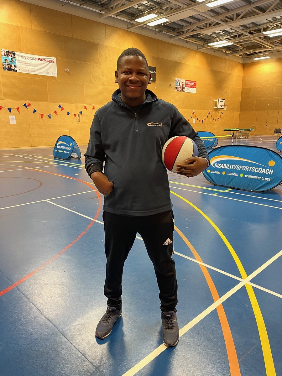 We are marking cerebral palsy awareness day with a shout out to our Coach Temi. He has cerebral palsy and is breaking down the barriers to sport. He started as a volunteer but is now a paid coach with us ensuring that disabled people are not left out of sport. #cerebralpalsy