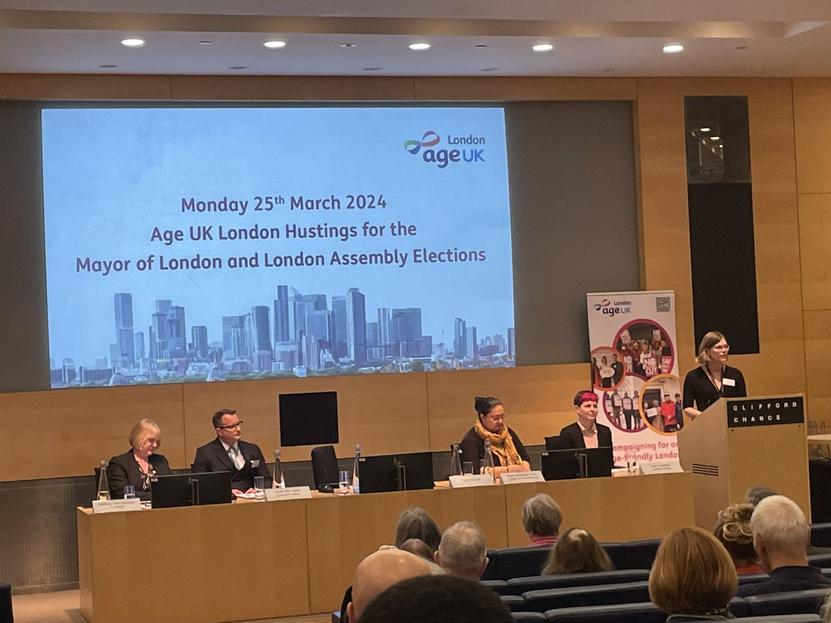 The first hustings of the London mayoral campaign is about to start - but the Greens’ <a href="/ZoeGarbett/">Zoë Garbett</a> is the only one to show up.

Sadiq Khan has sent his deputy <a href="/JoanneMcCartney/">Joanne McCartney</a>, Lib Dems have sent assembly member <a href="/HinaBokhariLD/">Hina Bokhari OBE AM 🔶</a>, Tories have sent assembly candidate <a href="/nick_cannonhill/">Cllr Nick McLean</a>