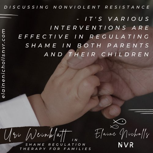 From a personal & professional perspective I can tell you that #NVRparenting regulates & reduces shame in family systems. There are several reasons & these are explored in one to one work & in our groups. 

#nonviolentresistance #emotionalregulation #shame #cpv #cpva #parenting