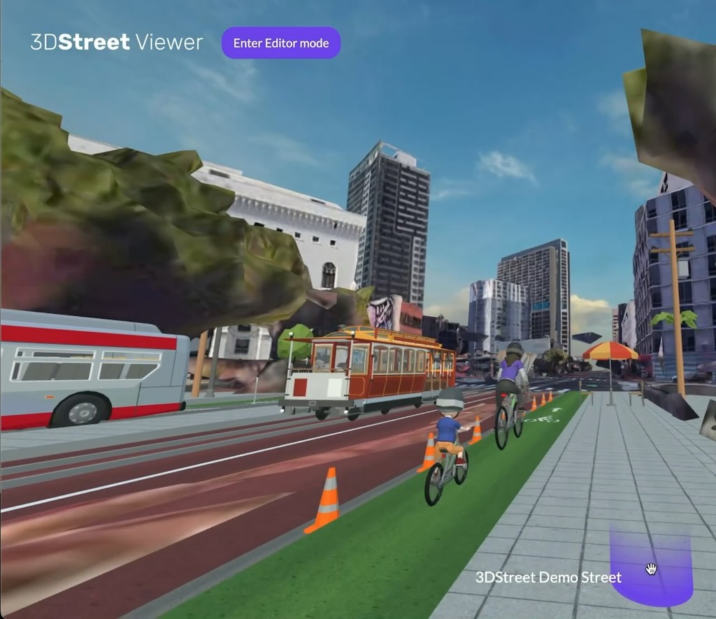 Just in: our Q1 roundup of how the latest and greatest in geospatial technology can empower anyone to design safer streets. From Augmented Reality bollards to @googlemaps 3D tiles mixed with @3dstreetapp & @streetmix scenes, read our Q1 2024 R&D roundup and let us know which of