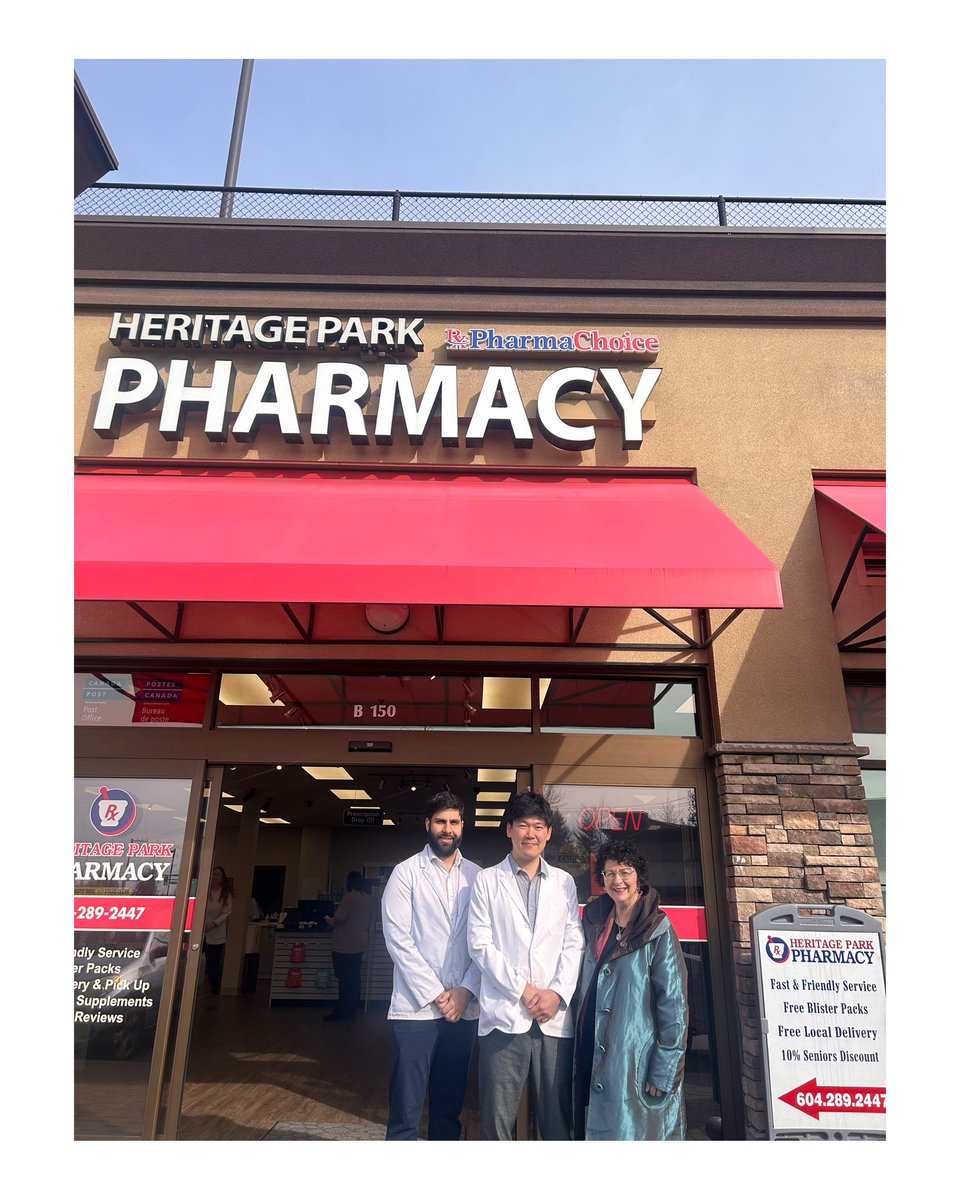 bc_pharmacy's tweet image. Thank you, MLA PAM Alexis, for visiting Heritage Park Pharmacy in Mission with pharmacist Jonathan during Pharmacist Appreciation Month. We appreciated the opportunity to discuss how pharmacists are contributing to access to primary care and explore ways to do even more. #pam2024