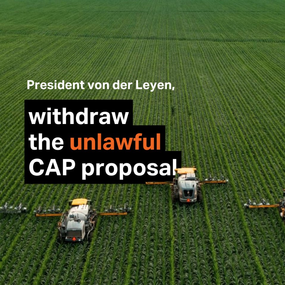 Without an impact assessment 🤯 and after consulting with only 4 farming orgs 🧐 @eu_commission's proposal to remove basic environmental conditions from the #CAP is anti-democratic and feeds the false narrative that Europe must choose between the environment and agriculture🐝🧑‍🌾❌