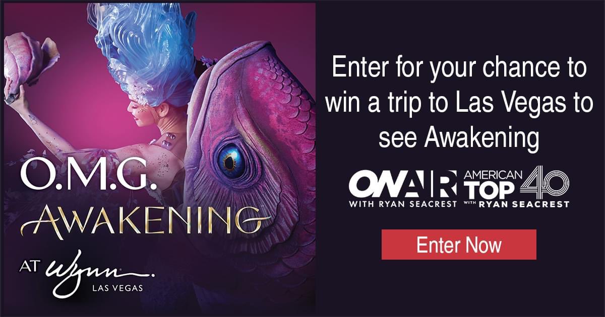 Enter for the chance to win a trip to Wynn Las Vegas to see Awakening! To enter and get rules visit bit.ly/3VpmQV7. Tickets are on sale now at awakening.com.