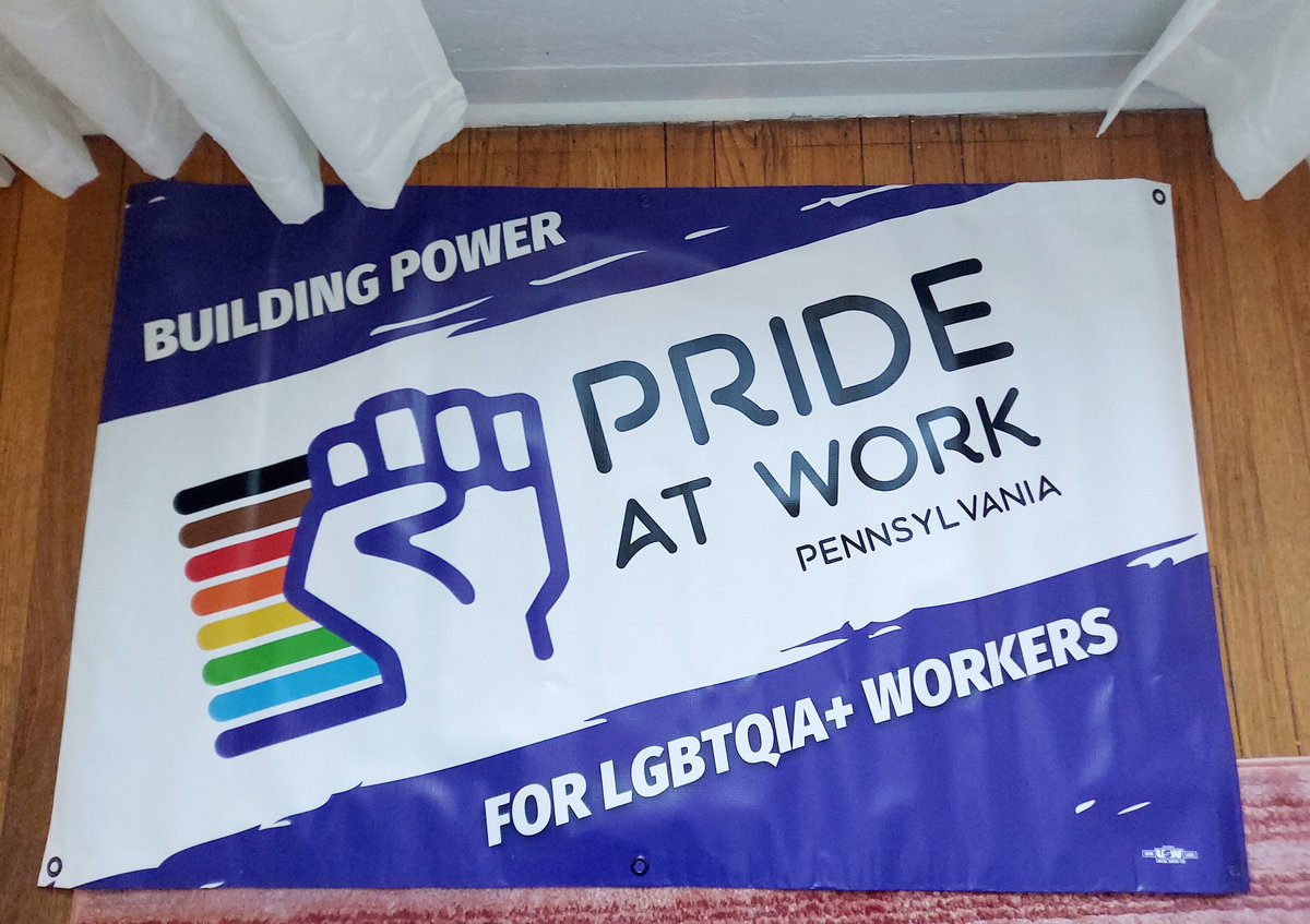We got a new banner! Make sure to join @PrideatWork if you haven't already! Visit tinyurl.com/joinprideatwork to learn more and join our PA chapter ✊️✊🏽✊🏿 #1u