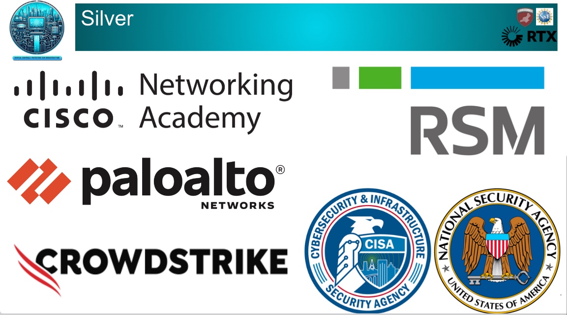 NECCDL / NECCDC (@neccdl) on Twitter photo Thanks to all of our sponsors for #NECCDC 2024 - we could not have held this competition without your support - Silver sponsors: <a href="/CiscoNetworking/">Cisco Networking</a> <a href="/Cisco/">Cisco</a> <a href="/PaloAltoNtwks/">Palo Alto Networks</a> <a href="/RSMUSLLP/">RSM US LLP</a> <a href="/CrowdStrike/">CrowdStrike</a> <a href="/CISAgov/">Cybersecurity and Infrastructure Security Agency</a> <a href="/NSAGov/">NSA/CSS</a>
- thank you! Thanks to all of our sponsors for #NECCDC 2024 - we could not have held this competition without your support - Silver sponsors: <a href="/CiscoNetworking/">Cisco Networking</a> <a href="/Cisco/">Cisco</a> <a href="/PaloAltoNtwks/">Palo Alto Networks</a> <a href="/RSMUSLLP/">RSM US LLP</a> <a href="/CrowdStrike/">CrowdStrike</a> <a href="/CISAgov/">Cybersecurity and Infrastructure Security Agency</a> <a href="/NSAGov/">NSA/CSS</a>
- thank you!