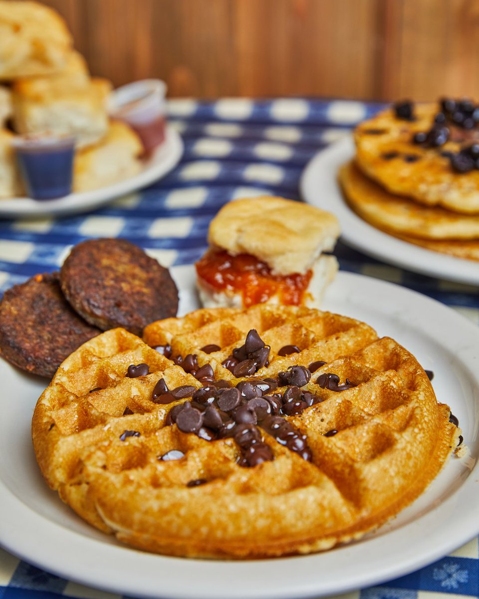 Bless your heart, it's International Waffle Day! ❤️ Swing by the Loveless Cafe for a taste of Southern comfort on a plate, topped with our world-famous fried chicken, fresh fruit, pecans, chocolate chips, or 100% pure maple syrup 😋🧇 #InternationalWaffleDay