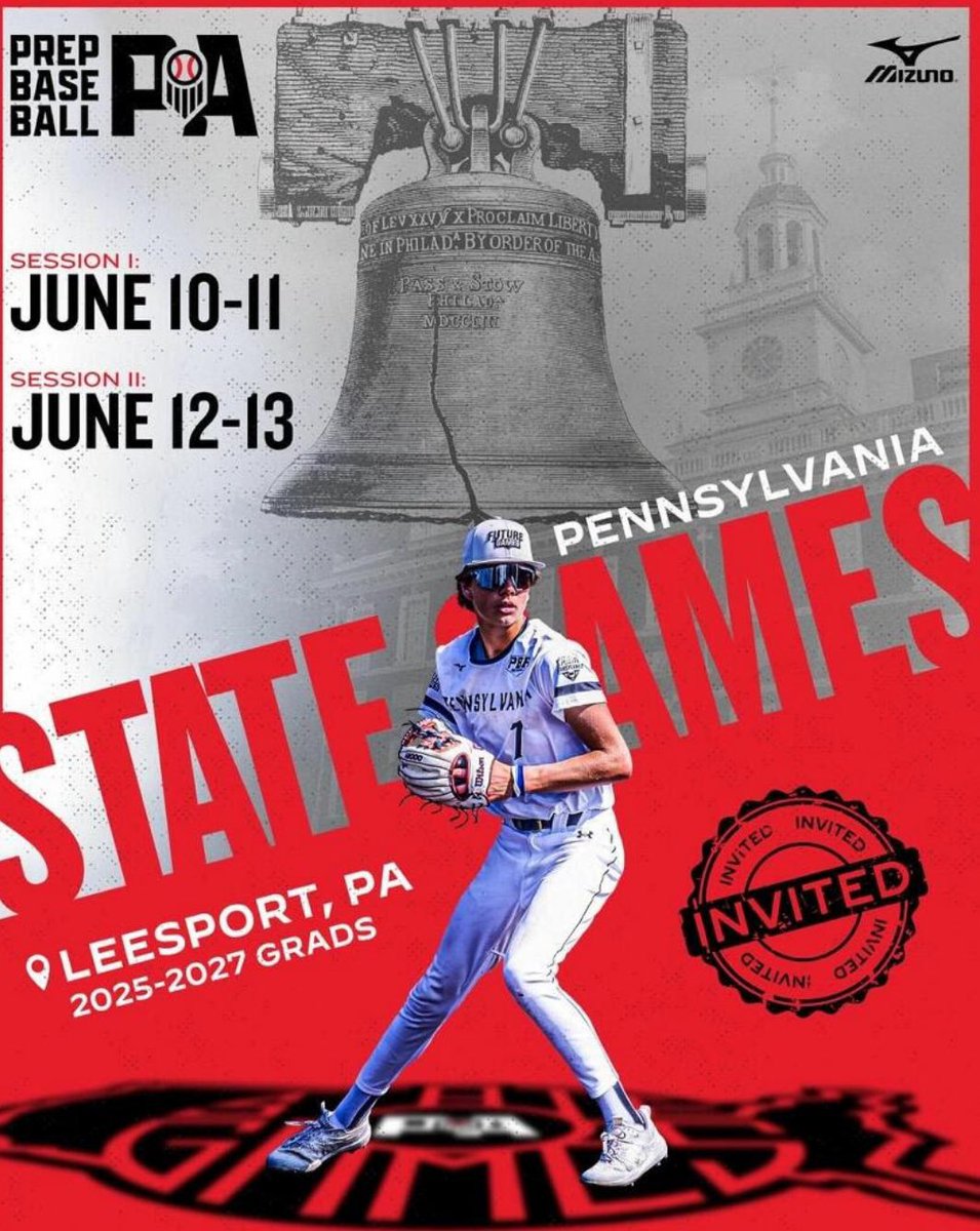 Thank you @PrepBaseballPA for the invite to state games! I’ll be attending the first session June 10-11.