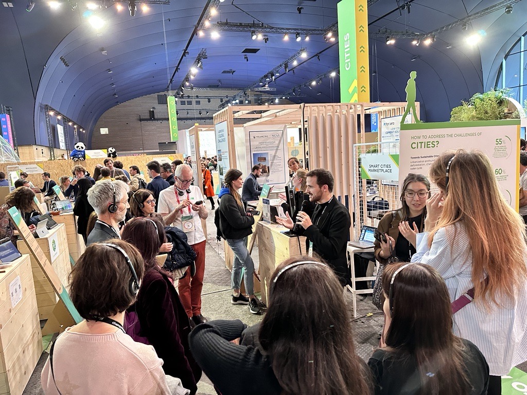 EUSmartCities's tweet photo. 🌟Excited to kick off Day 1 at the @ChangeNOW summit! 🌍 We are part of the exhibition 🌆 Swing by the Cities Area to connect and learn how we are contributing to a greener, smarter future! 🏙️ #ChangeNOW2024 #EUSmartCities #Sustainability #Innovation https://t.co/VUKxI0MtDi