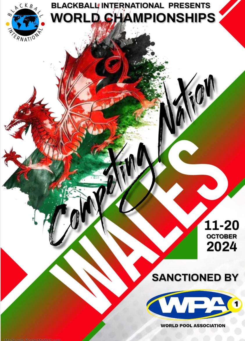 BBall_INTL's tweet image. Wales will be attending the World Pool Association sanctioned 2024 World Blackball Championships in Bridlington, England.
#Wales
#blackballpool #blackball
#8ball #pool #Bridlington