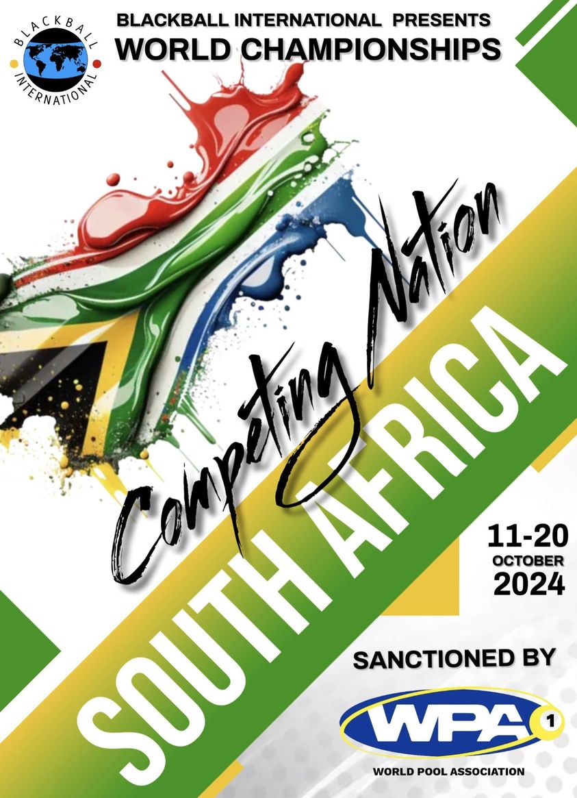 BBall_INTL's tweet image. South Africa will be attending the World Pool Association sanctioned official 2024 World Blackball Championships in Bridlington, England.
#SouthAfrica
#blackballpool #blackball
#8ball #pool #Bridlington