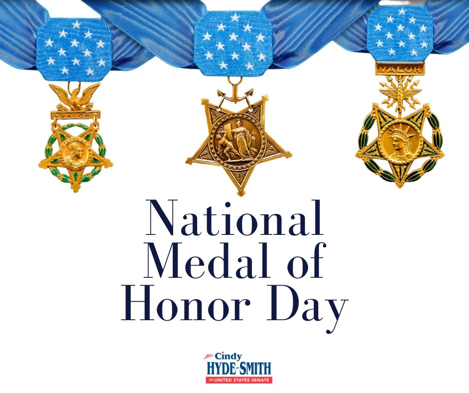 It's National Medal of Honor Day. We honor those who served our nation valiantly in the face of danger.