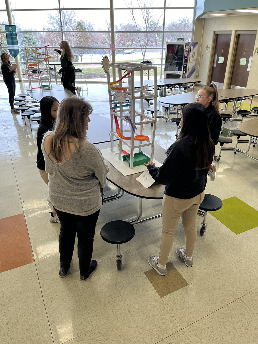 jcbaileybailey's tweet photo. Paper Roller Coaster Judging Day!  Huge thank you to everyone who took time out of their day to volunteer as judges! https://t.co/nuxt8sY7dq