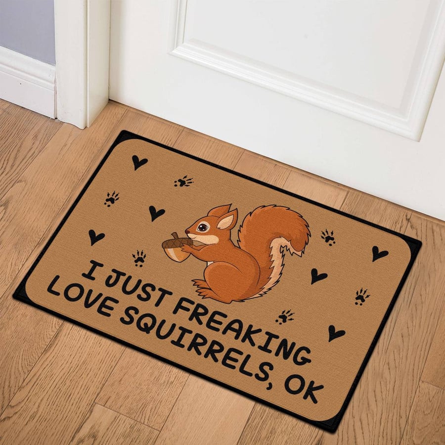 I'm Squirrel Lovers. So i Bought this Doormat for my Home.💚 I posted it on my timeline. But no one responded.😢 I can't wait to hear your feedback.😍