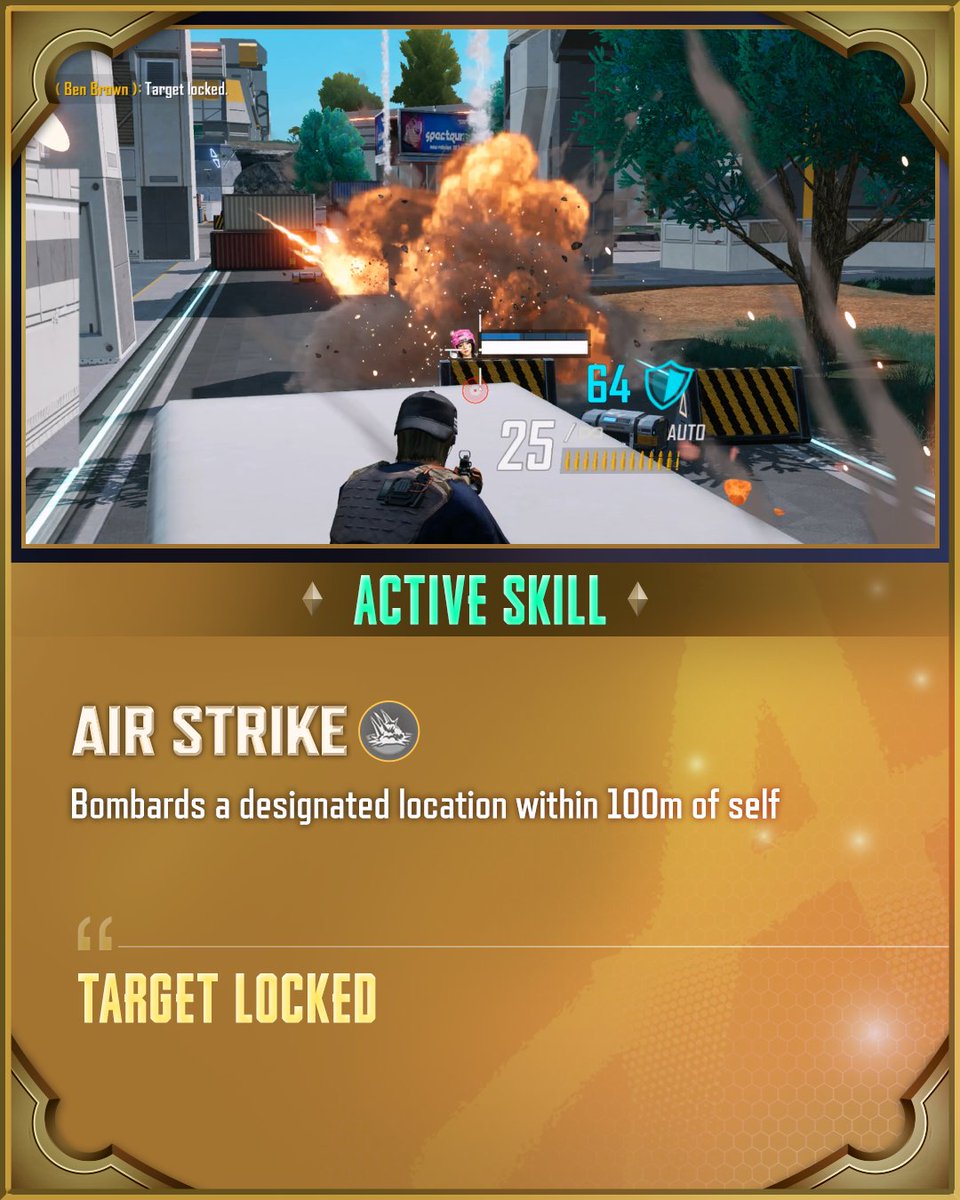 NEWSTATEMOBILE's tweet photo. 🪖
NEW STATE HEROES-BEN BROWN

💥Dominate with Ben Brown’s tactical edge!🔫

♾Fire away with unlimited ammo and 1 Customization Kit
👀Uncover enemy locations when firing with any weapon
🚀Call-in airstrikes for large area attacks

#NEWSTATEMOBILE #NEWERA #NEWSTATEHERO #BENBROWN https://t.co/ix2vekBwin