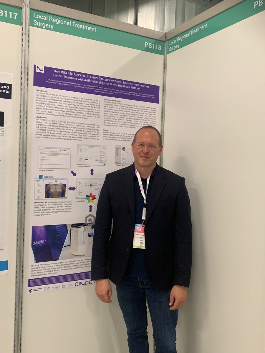 Cinderella_EU's tweet photo. ๐ #CINDERELLAProject at #EBCC14 ๐
Last week, @Cinderella_EU team members participated at the 14th @BreastEuropean, presenting a poster that's nothing short of a fairy tale in the world of science and breast cancer! https://t.co/YaDGnwhNCs
