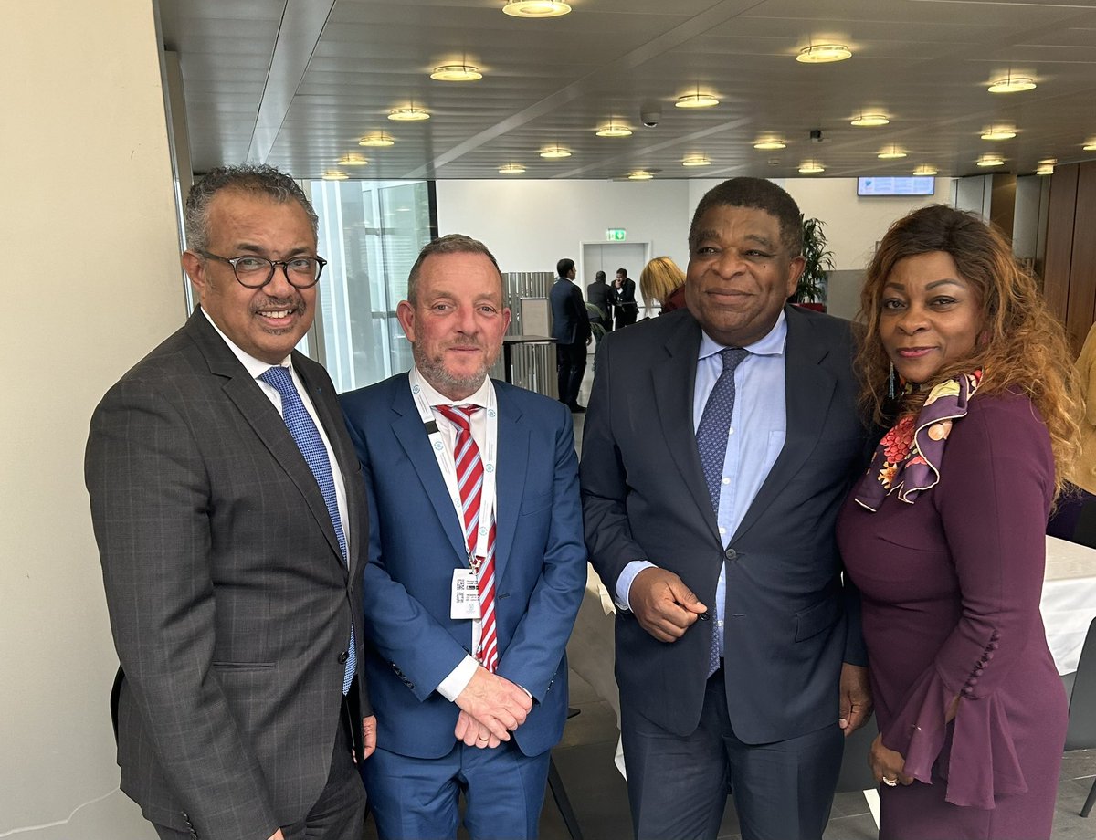 Brilliant engagement & to meet @DrTedros @WHO with @IPUparliament @MartinChungong @StellaChungong Discussing new international instrument on pandemic prevention, preparedness, & response with goal of learning from Covid-19 response & prevention of another global crisis