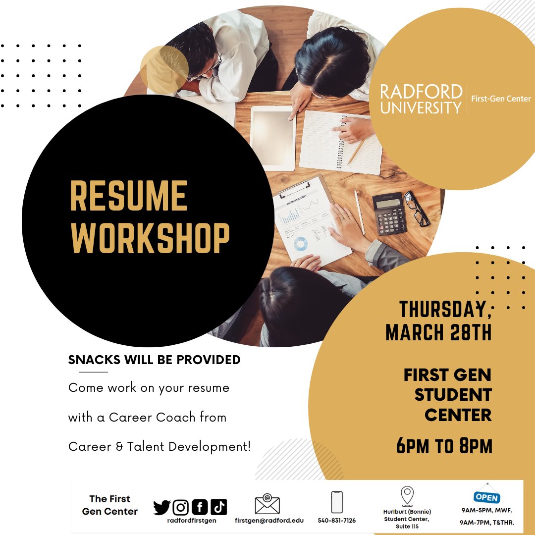 The First-Gen Center at Radford University tweet media