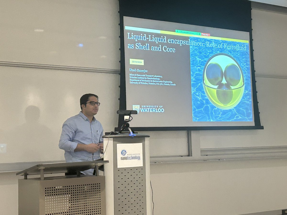 WINano's tweet photo. @TUeindhoven @UniStrathclyde Thank you Utsab Banerjee for sharing on Liquid-Liquid encapsulation: Role of Ferrofluid as Shell and Core! https://t.co/9OsNqyaqbD