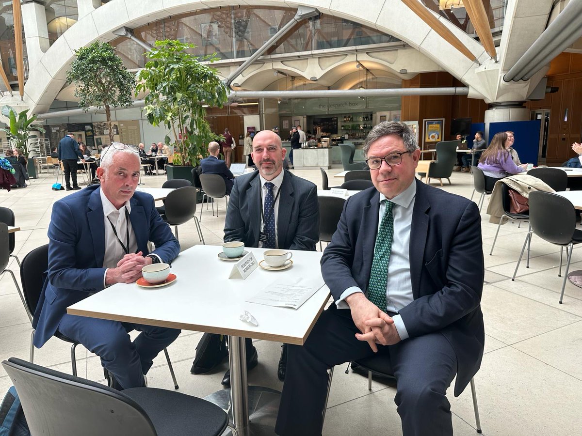 A productive meeting with Horsham MP Jeremy Quin today about improving transport in his constituency. Pictured are TfSE Chief Officer Rupert Clubb, Stuart Kistruck of Network Rail and Jeremy Quin MP.