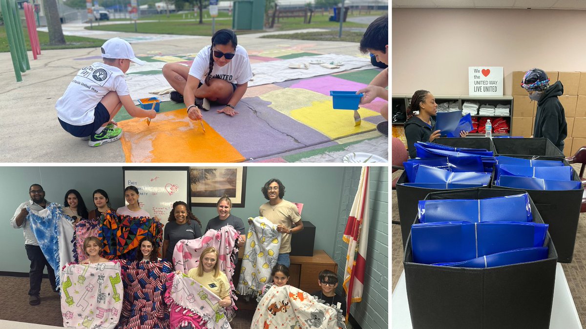 hfuw's tweet image. Last week, our community gave back during #AlternativeSpringBreak. 🌟 

From revitalizing trails to crafting blankets for babies, we've done it all. Huge thanks to everyone who joined us! 💛 

#LiveUnited