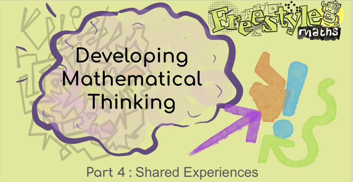 Looking forward to joining @mr_v_turner and team @StTeresasCP The final chapter in our 4 part CPD series exploring Mathematical Thinking. This episode centres on the pedagogy of quality interactions and shared experiences. #mathsmastery #freestylemaths