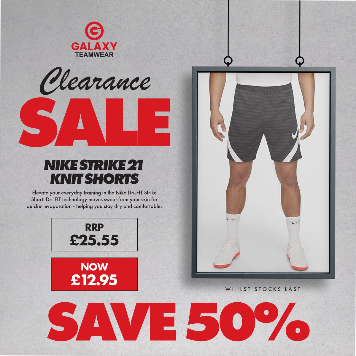 CLEARANCE SALE! Score big with up to 50% off on Nike Strike 21 Knit Shorts! Elevate your performance and style without breaking the bank. Don't miss out on this amazing deal – shop now! tinyurl.com/2ycm9wht #Nike #Sale #Sportswear