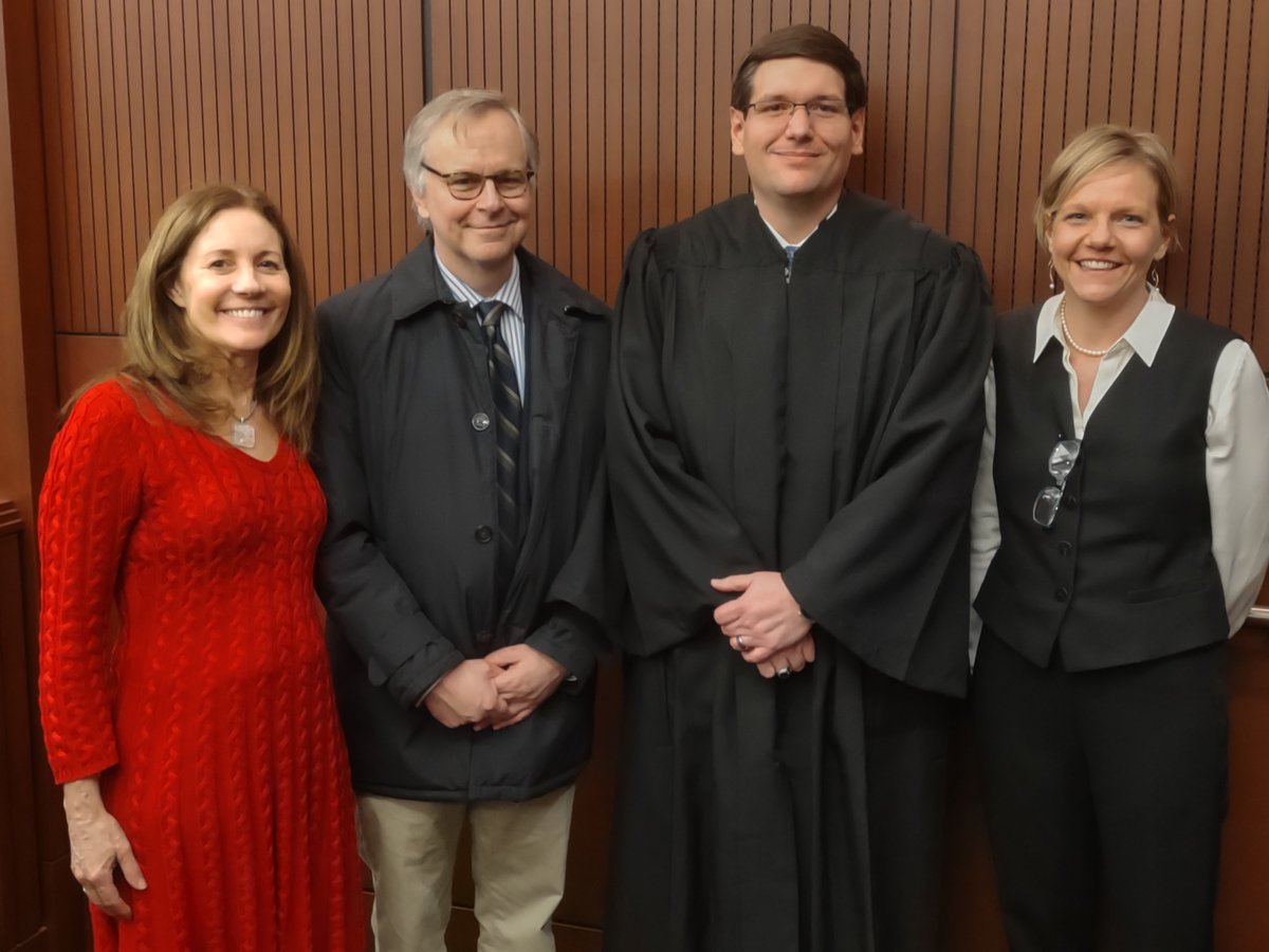 We are proud to celebrate alum & adjunct prof. Matthew Houston (JD '13) who was appointed Special Superior Court Judge by the General Assembly. 'Matt is an amazing person, both in terms of intellect and character, and he is going to go far,' says Prof. Harold Lloyd. @LloydEsq.