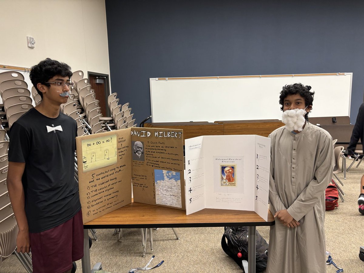 Math Museum ⁦<a href="/TaysJrHigh/">Tays Junior High</a>⁩ —⁦Ms.Biddle had geometry students think outside of the lines! ⁦<a href="/katyisd/">Katy ISD</a>⁩