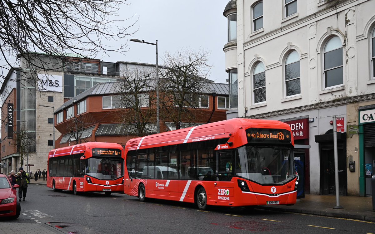 A few hours in Derry doesn’t yield much variety in its local Foyle Metro operation - Wrightbus Electroliners in both their single and double deck form dominate the city.

That said, variety exists in the odd Ulsterbus passing through!