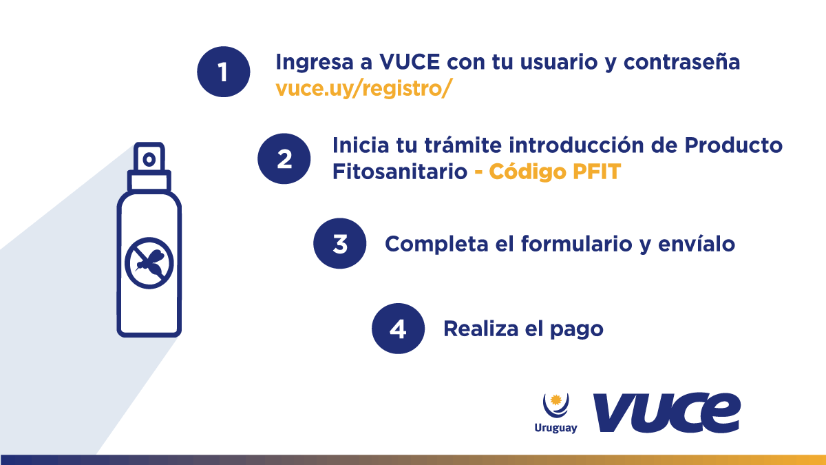 vuceUY's tweet photo. 💻Queda disponible para solicitarse en VUCE el certificado de introducción de partidas experimentales de productos fitosanitarios Formulario 237 #PFIT
@MGAPUruguay
Guía del trámite: https://t.co/94RqXi9no4 https://t.co/Ga1kKtTiXZ