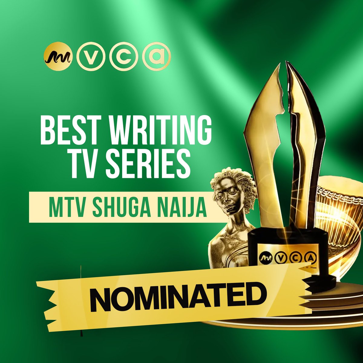 #ICYMI we got nominated for the #AMVCAs! 🥳🎉😁 #MTVShugaNaija5 #AMVCA10