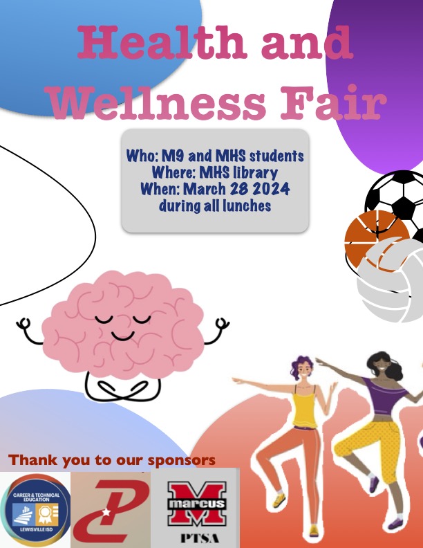 Remember to stop by the MHS library during all lunch periods on Thursday to explore the incredible projects crafted by my Mental Health & Counseling students. Discover helpful strategies & tips for improving your mental well-being, plus exciting prizes and takeaways await you!