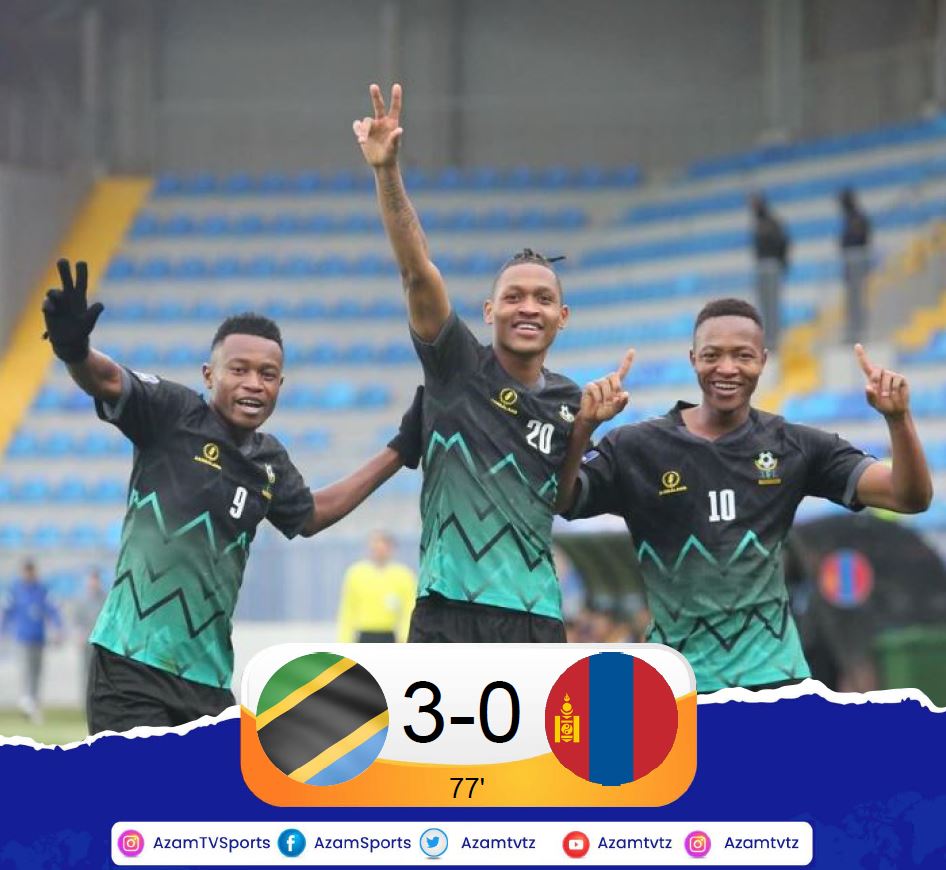 77’ | #FIFASeries2024

Tanzania 3-0 Mongolia 
 
 Iko LIVE #AzamSports1HD
 
 #FIFA #FIFASeries #FriendlyMatch #InternationalFriendly #MechiYaKirafiki #TanzaniaVsMongolia #Tanzania #Mongolia