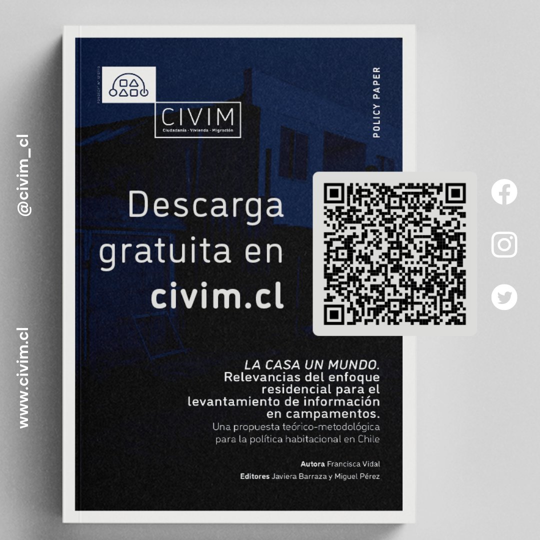 Les compartimos el documento destinado a aportar recomendaciones para la política pública: La casa un mundo, por nuestra tesista, Francisca Vidal. 
bit.ly/3PFBT9t
