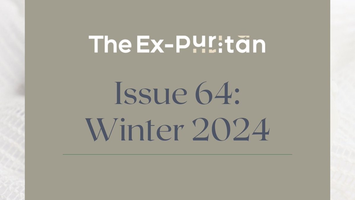 Issue 64: Winter 2024 is live! The first issue of 2024 is starting the year with an engaging collection of fiction, poetry, hybrid works, essays and more.   

Read it here: ex-puritan.ca/issue-64-winte…