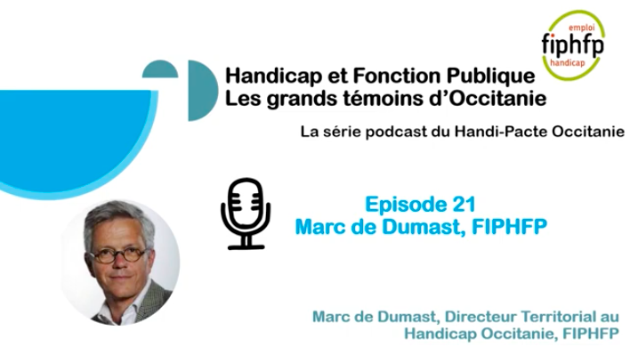🎧#Podcast - #Handicap et #FonctionPublique - Les grands témoins d'Occitanie (Épisode 21) : Marc de Dumast, Directeur Territorial au Handicap (DTH) #Occitanie, #FIPHFP ▶️youtu.be/_e_QIGl-3SY?si…