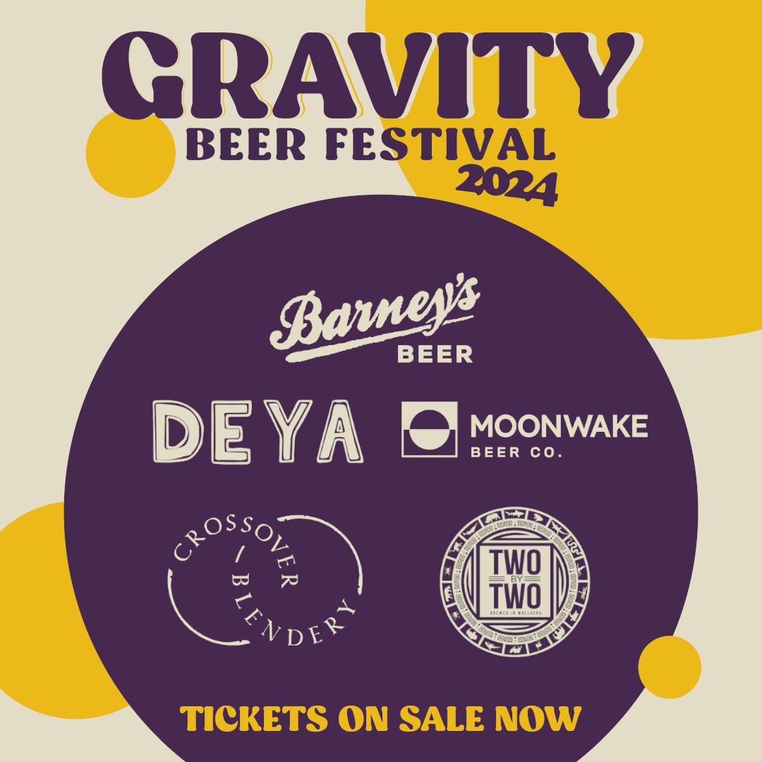 We've been working hard behind the scenes, and we're extremely excited to announce the first 5 breweries joining us @summerhallery in September!  @moonwakebeer @barneysbeer @deyabrewery @TwoByTwoBrewing #crossoverblendery gravitybeerfestival.co.uk