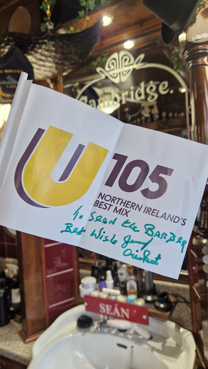 41 years I've waited for this. Big thank you to @U105radio @johndalyu105 and the legend himself @jimmy__cricket for making this happen. I'm 9 years old again. And a special thanks to Robert for the letter.