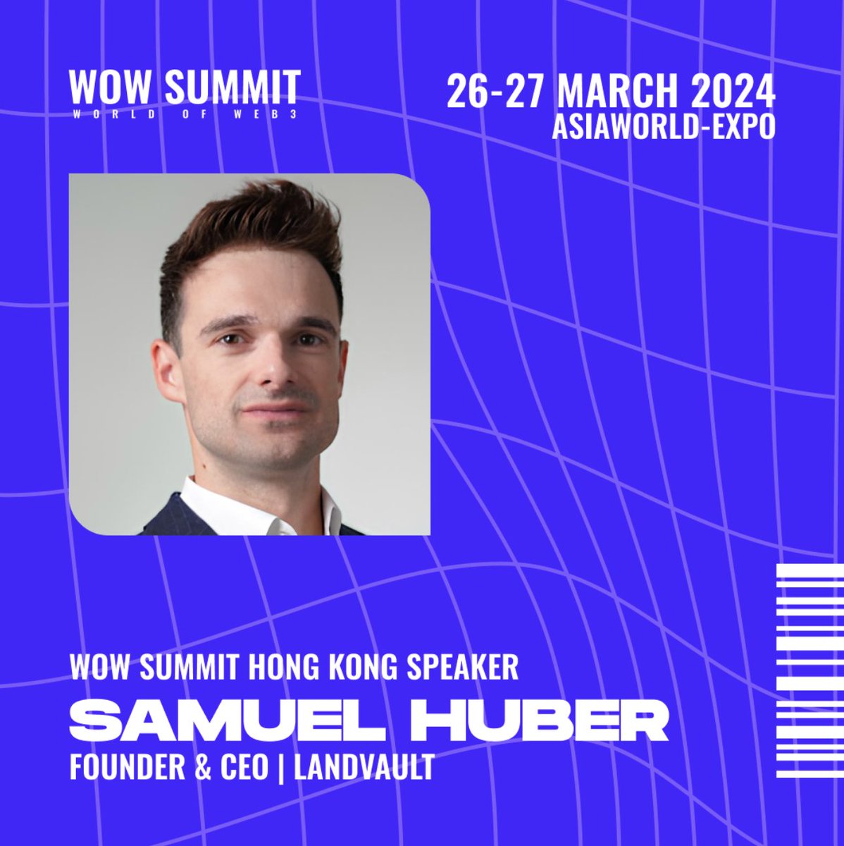 Catch our CEO @SamHuber at @WOWsummitWorld Hong Kong this week 🇭🇰 Sam will be speaking at the event so if you're around then make sure to come and say hi!