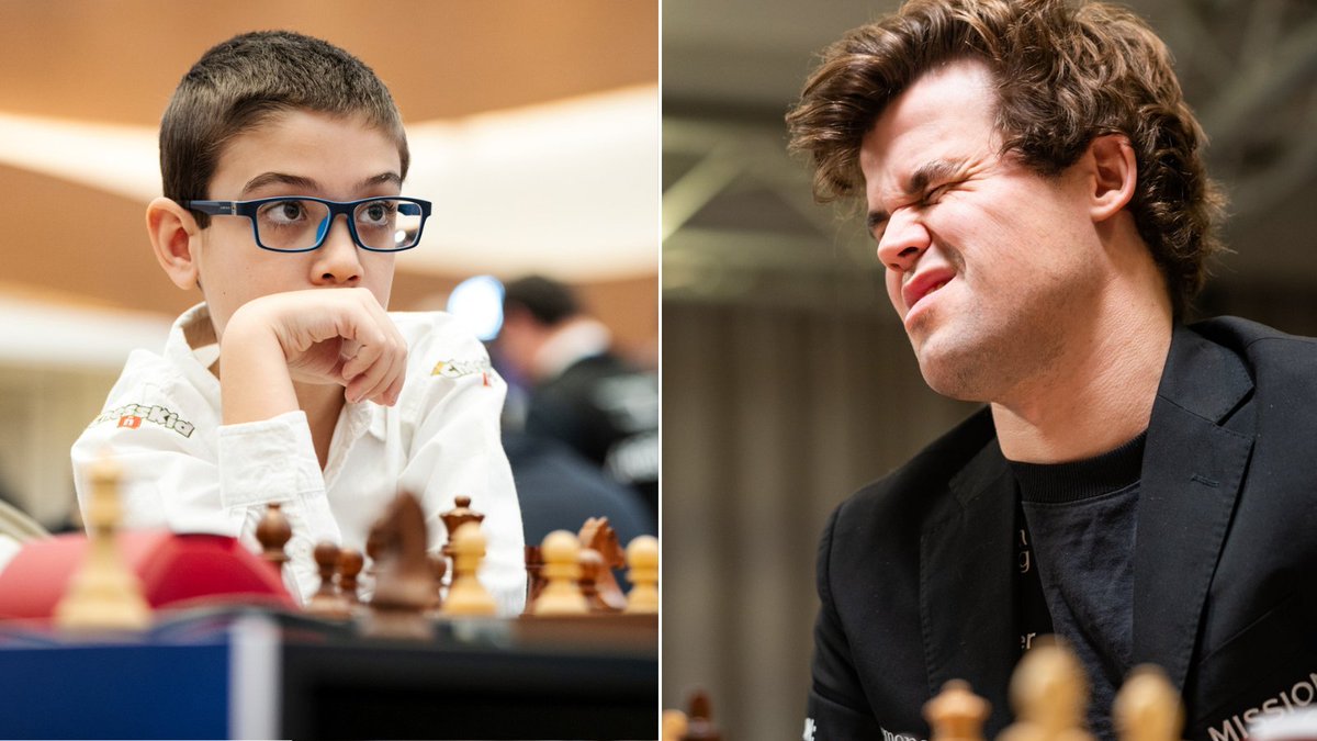 chesscom's tweet image. The 10-year-old "Golden Boy" Faustino Oro beat Magnus Carlsen yesterday in a bullet game!

Messi of chess 🏆🇦🇷